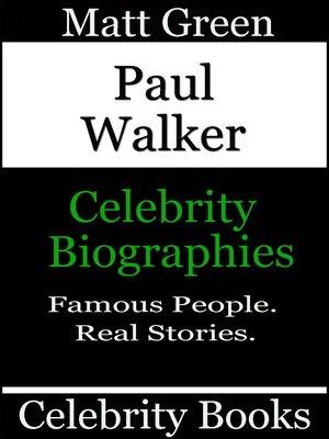 cover image of Paul Walker